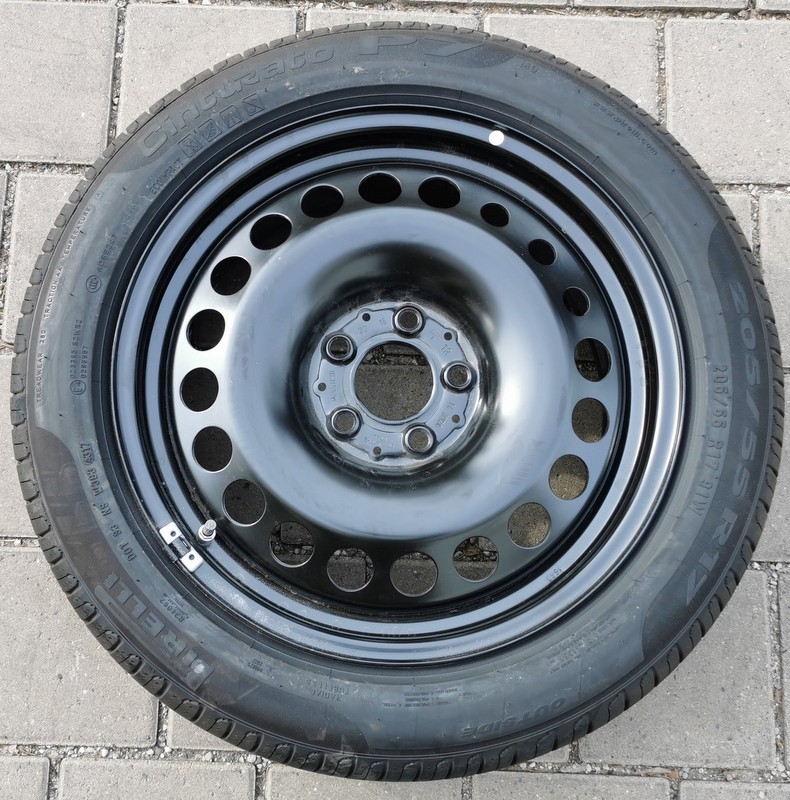 1 Original 17" Stahlfelge Mercedes A-Klasse B-Klasse CLA 6,5x17 ET44