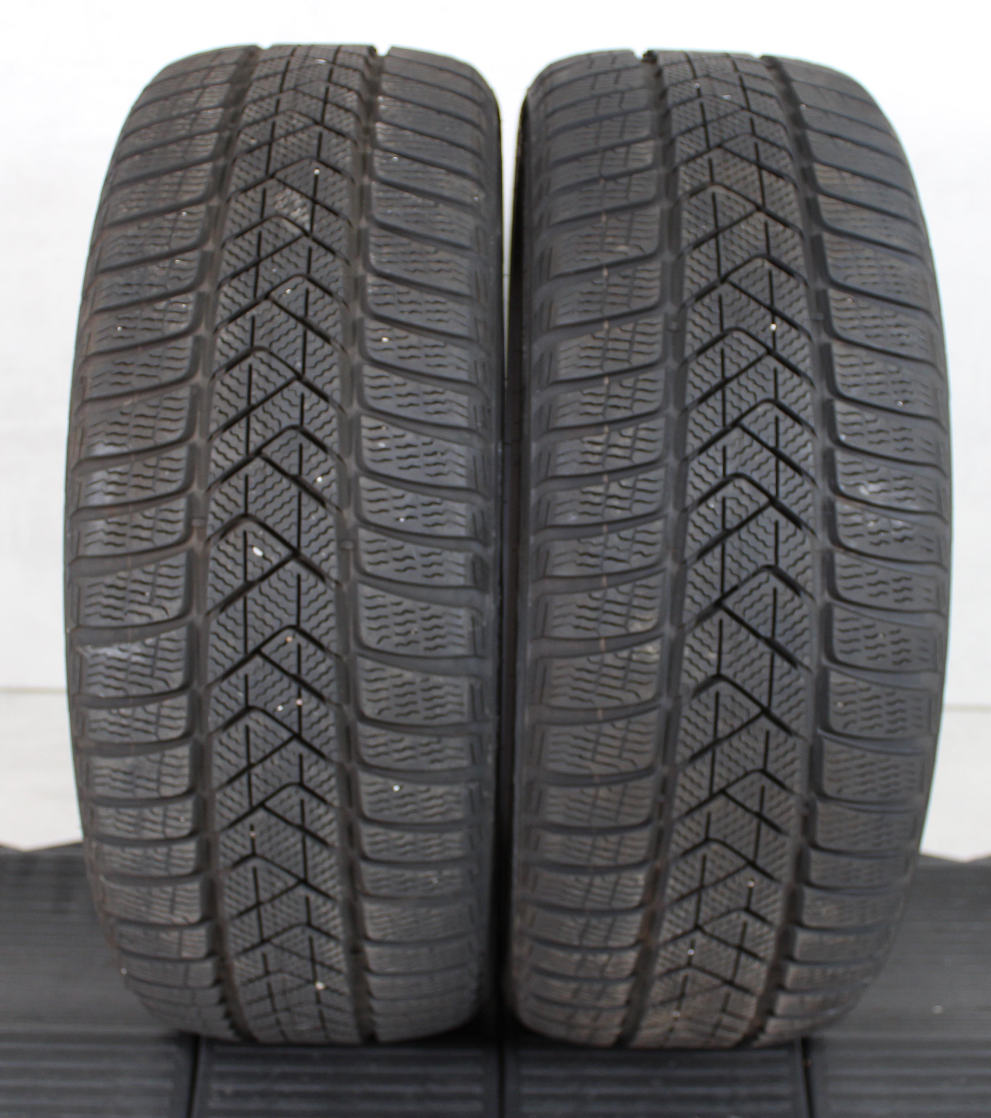 2 x 225/45R18 95V Winterreifen Pirelli Sottozero 3 Runflat 6,5mm 2018/ ...