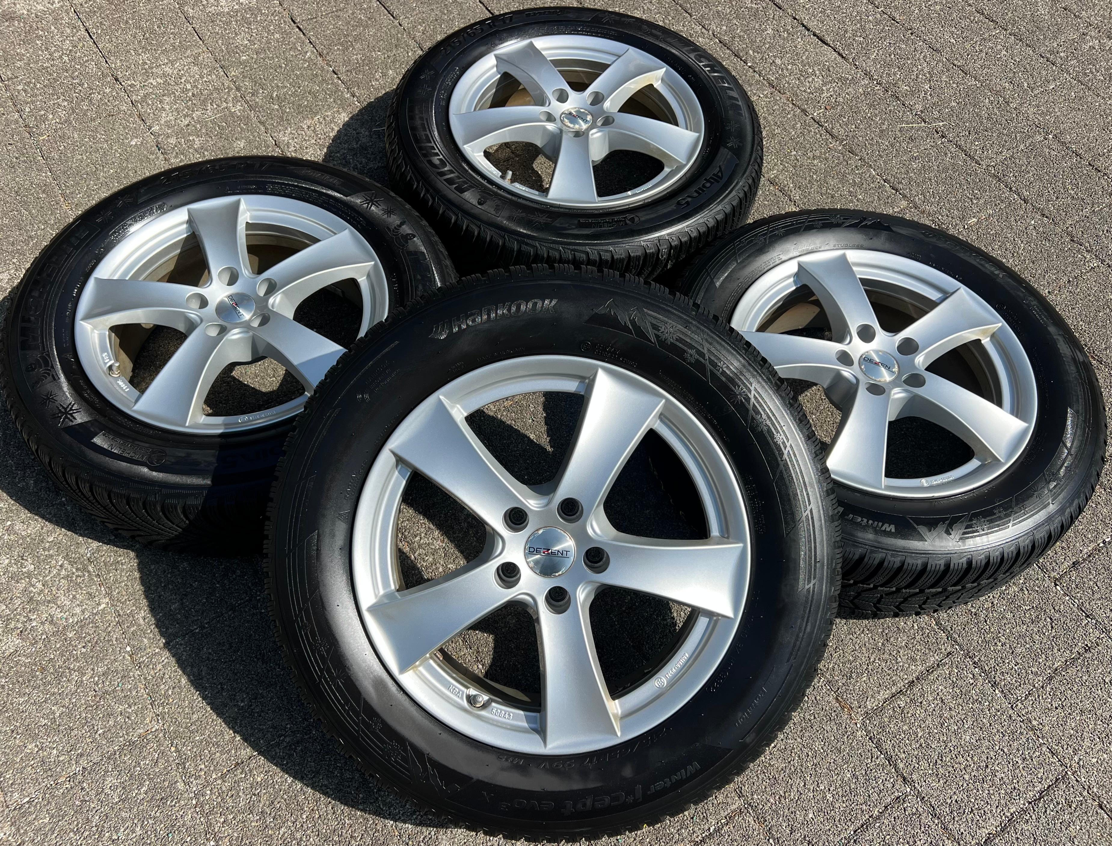 4 ALU 17" WINTERRÄDER AUDI Q3 F3 SEAT TARRACO SKODA KODIAQ VW TIGUAN II FREIHAUS