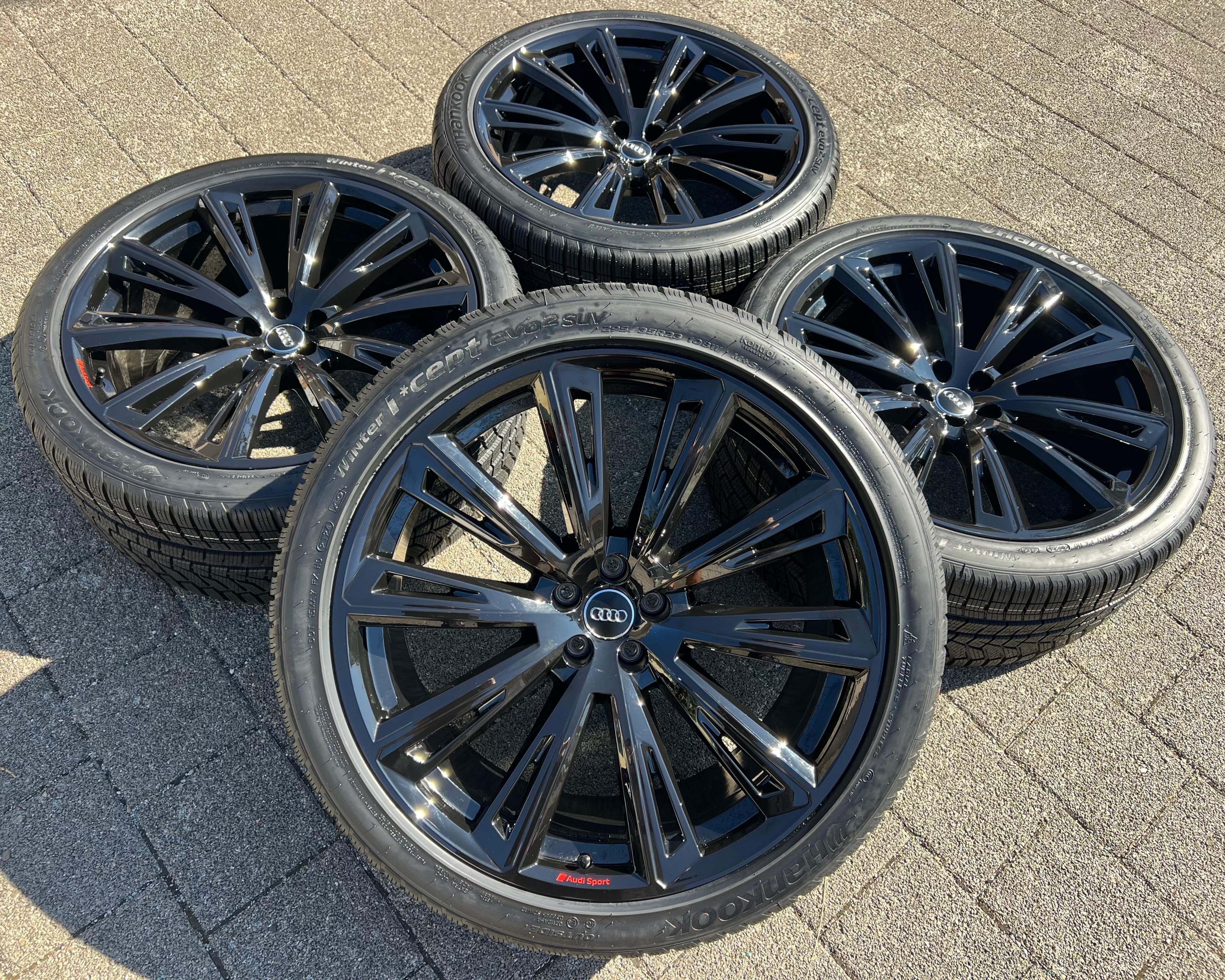 4 ORIGINAL 23" ALU WINTERRÄDER AUDI Q8 SQ8 4M 4M0601025AT 2024 HANKOOK FREIHAUS