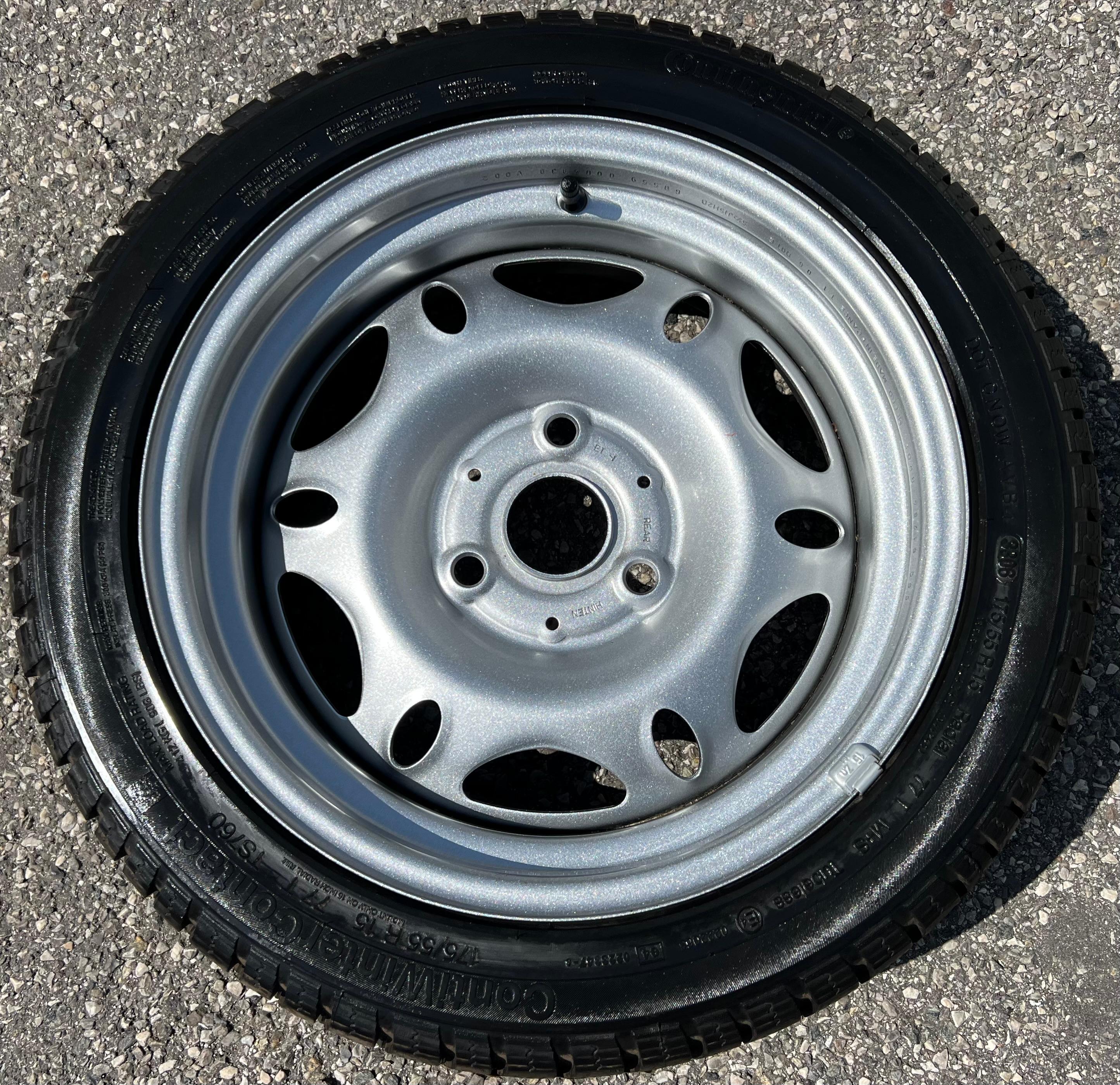 1 X FELGE 15" STAHLFELGE 5,5x15 ET-1 SMART FORTWO MC01 450 FREIHAUS