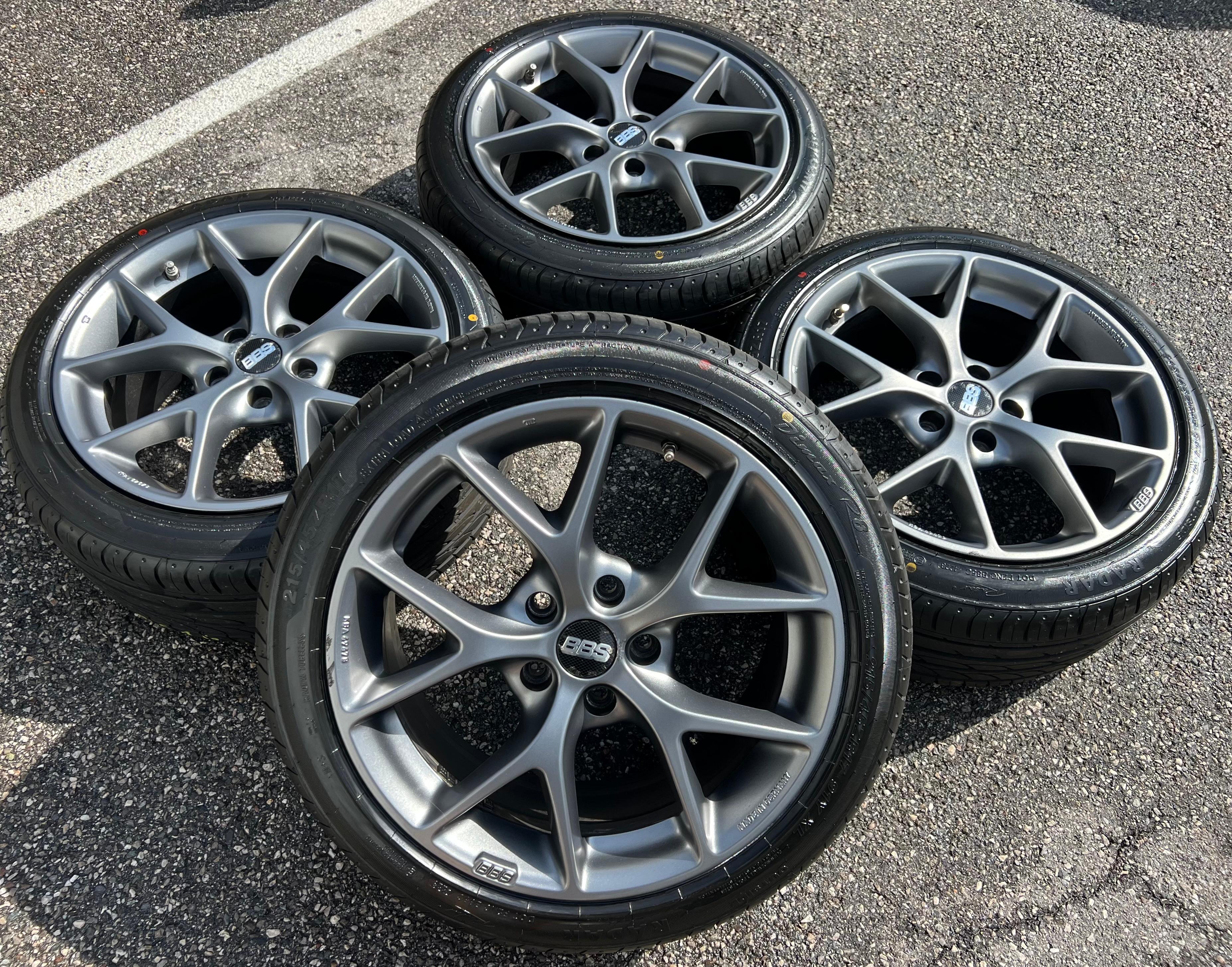 4 ALU 17" BBS SOMMERRÄDER MERCEDES A-KLASSE W169 B-KLASSE W245 C-KLASSE W204 215/45R17 91Y 2023