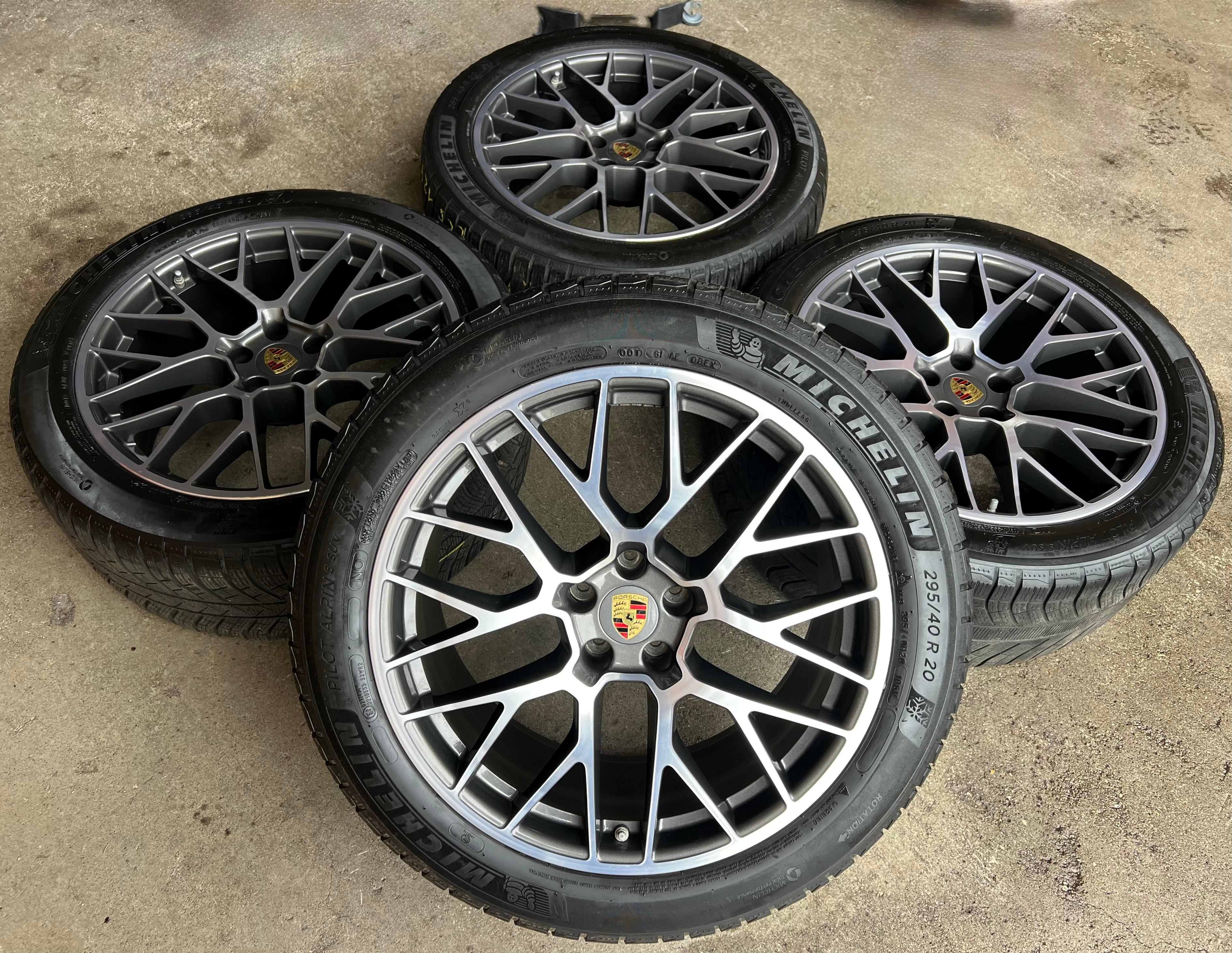 4 ORIGINAL 20" ALUFELGEN FELGEN PORSCHE MACAN 95B601025DS 95B601025DT FREIHAUS