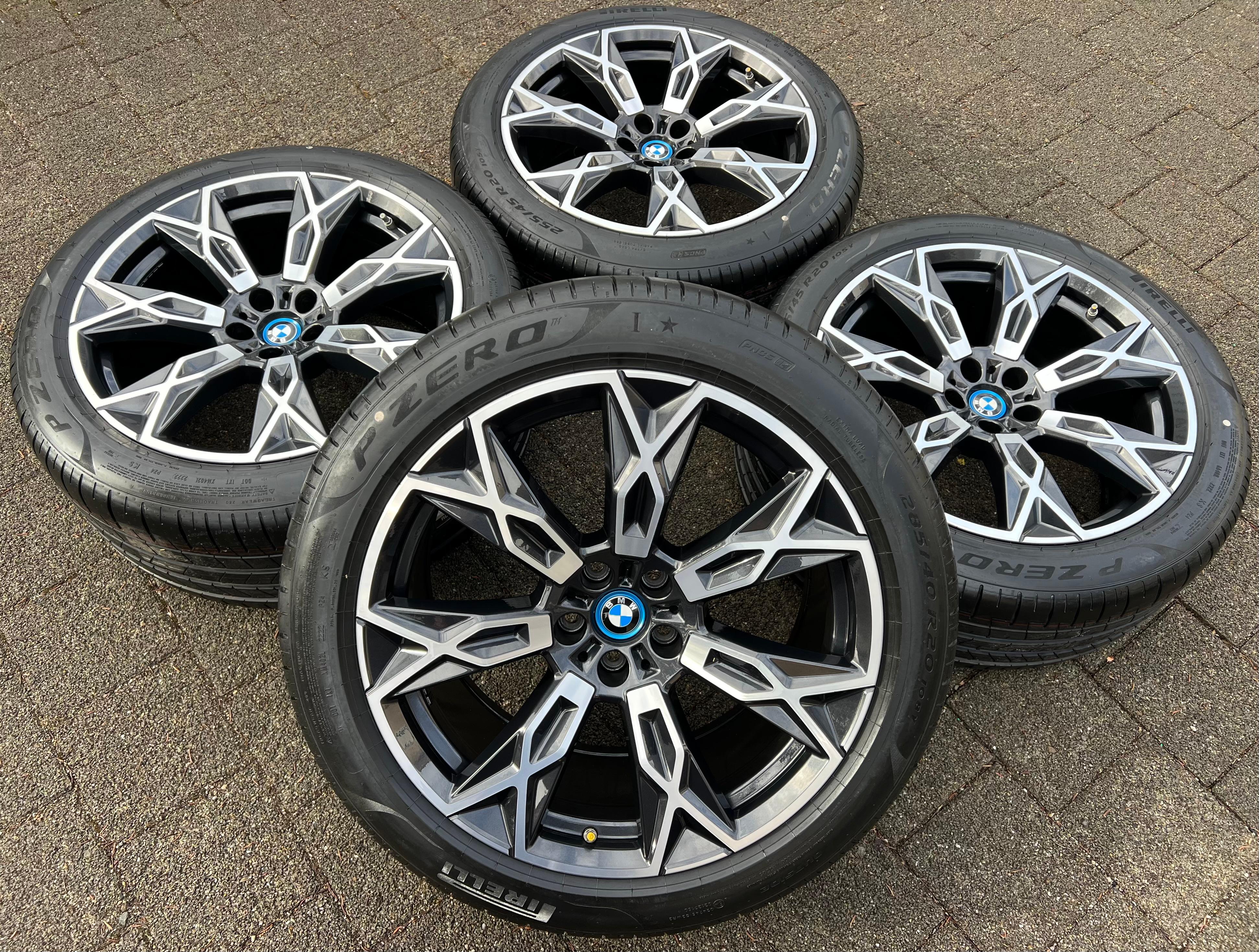 4 ROUES D'ÉTÉ ORIGINALES 20" EN ALUMINIUM BMW SÉRIE 7 G70 STYLING 905 5A19DE4 5A19DE5 RDKS