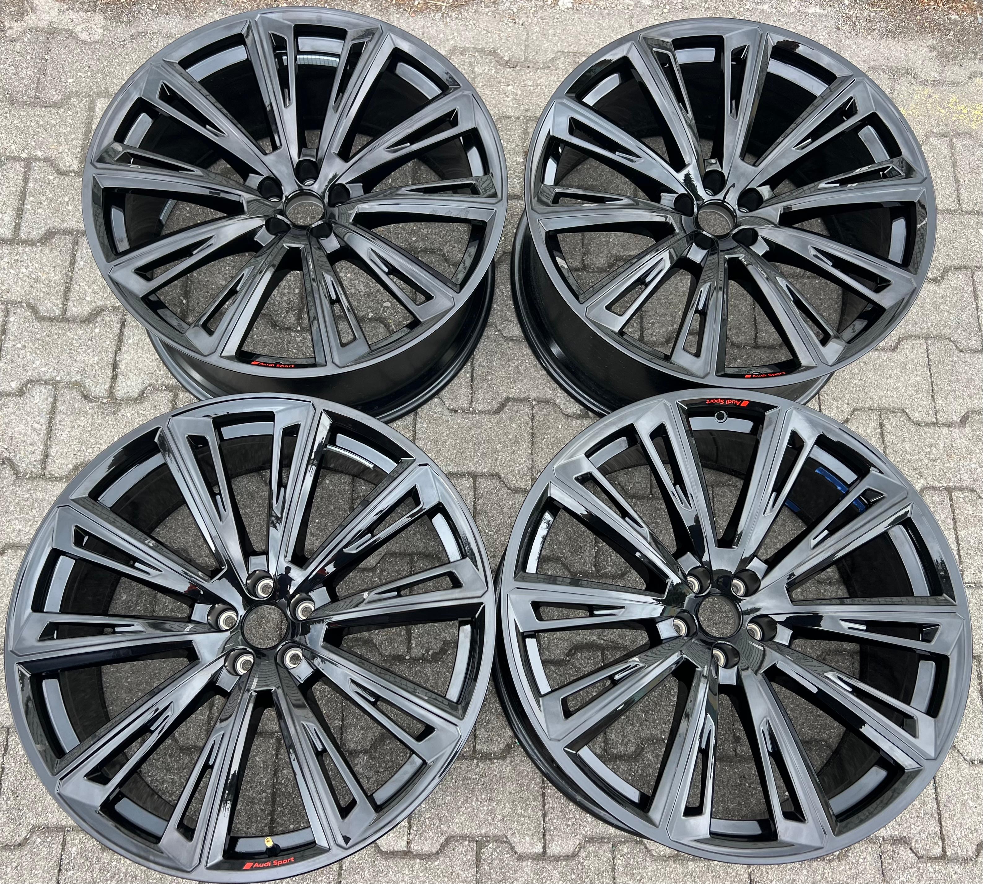 4 ORIGINAL 23" ALUFELGEN AUDI Q8 4M8601025R 10,5x23 ET18 FELGEN FREIHAUS
