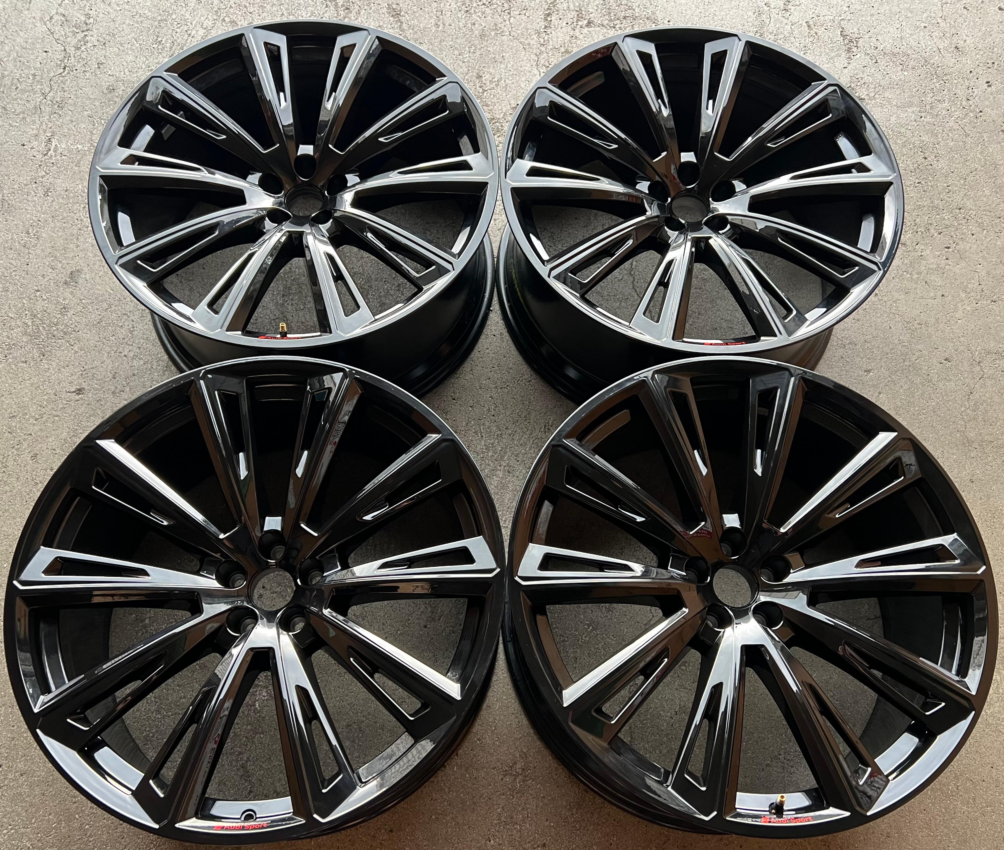 4 ORIGINAL 23" ALUFELGEN AUDI Q8 4M8601025R 10,5x23 ET18 FELGEN FREIHAUS