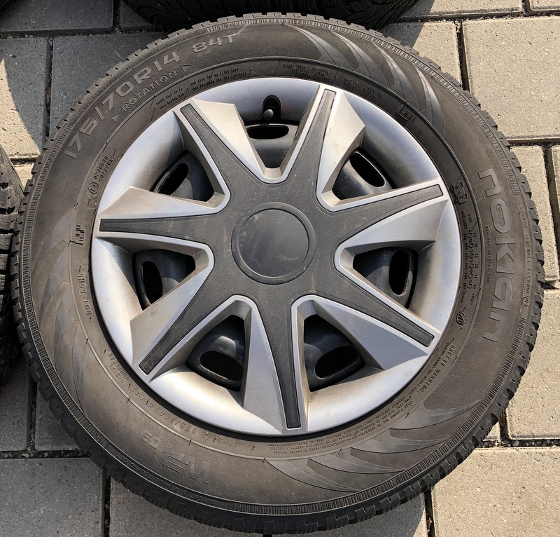 4 14" Stahl Winterräder Seat Ibiza 6J Toledo NH Skoda Rapid NH VW Polo 6R 2016