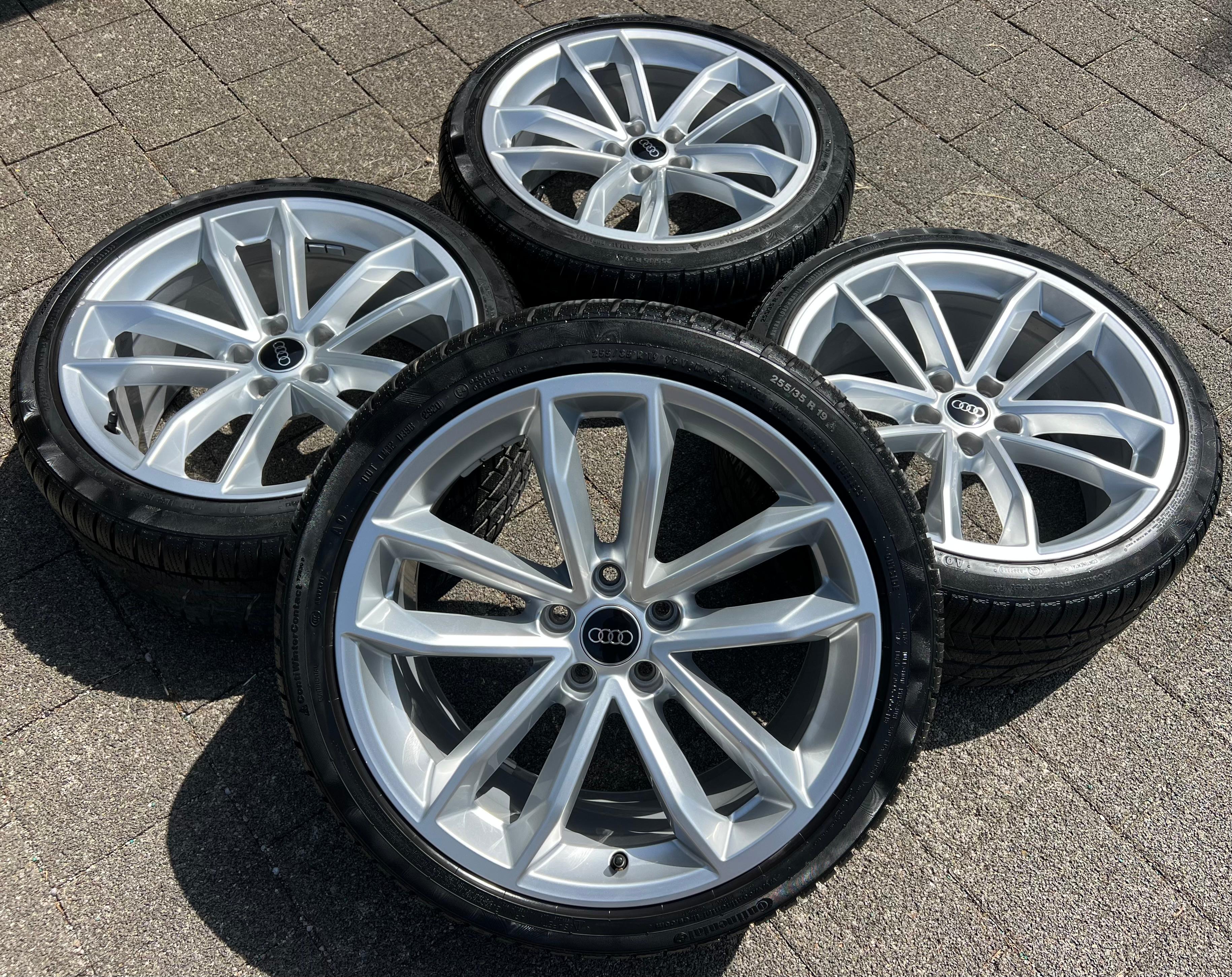 4 ORIGINAL 19" ALU WINTERRÄDER AUDI A5 S5 8W F53 F57 255/35R19 96V 8W0601025DG 4 ORIGINAL 19" ALU WINTERRÄDER AUDI A5 S5 8W F53 F57 255/35R19 96V 8W0601025DG