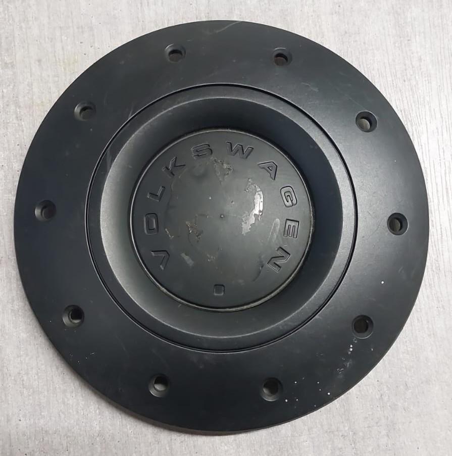 1x ORIGINAL VW Nabendeckel Felgendeckel 16/17 Zoll Schwarz T5 T6 7H0601151A FREIHAUS