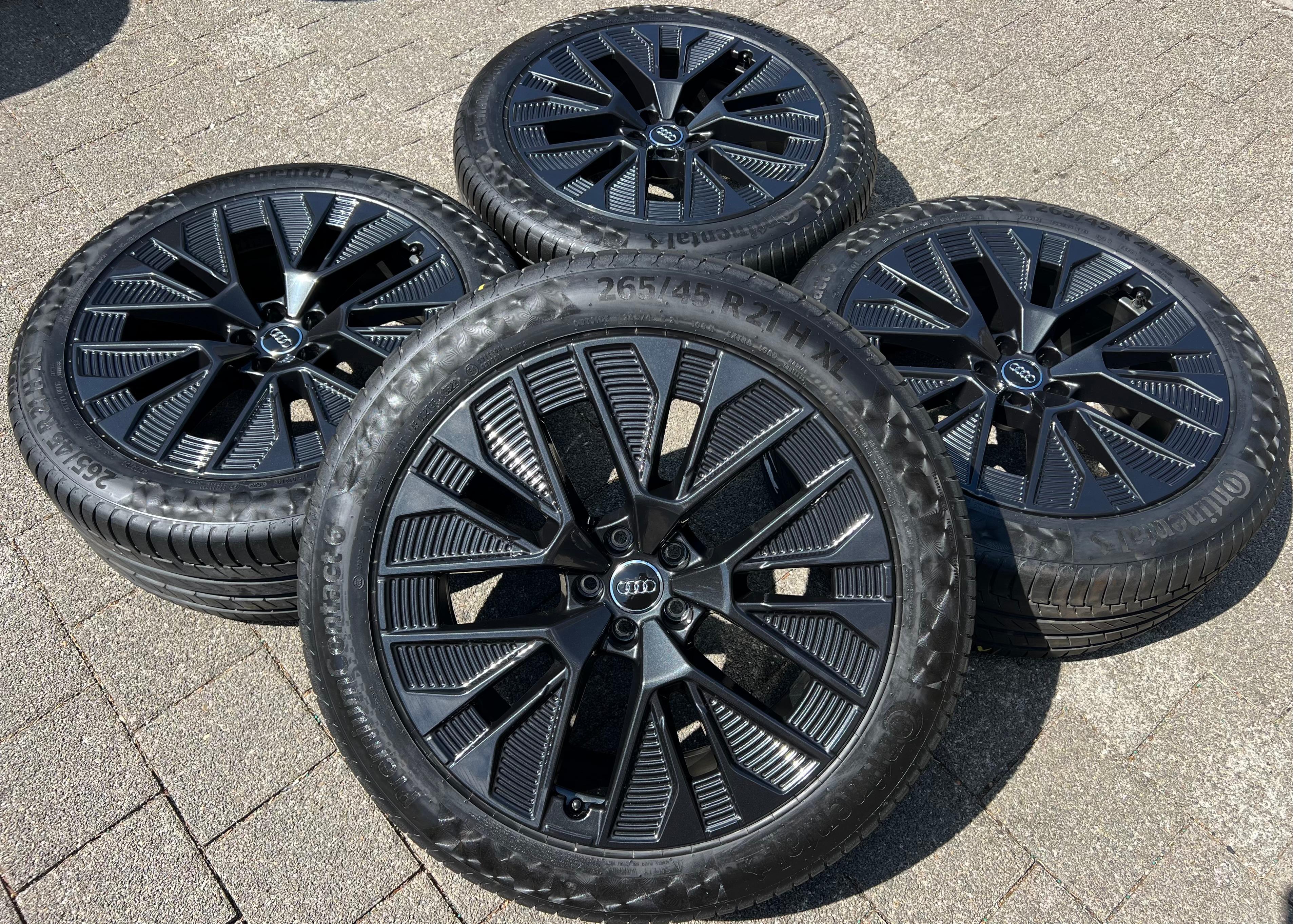 4 ROUES D'ÉTÉ ORIGINALES 21" EN ALU AUDI E-TRON Q8 GEN 4KE601025AE 265/45R21 108H FRANCO DOMICILE