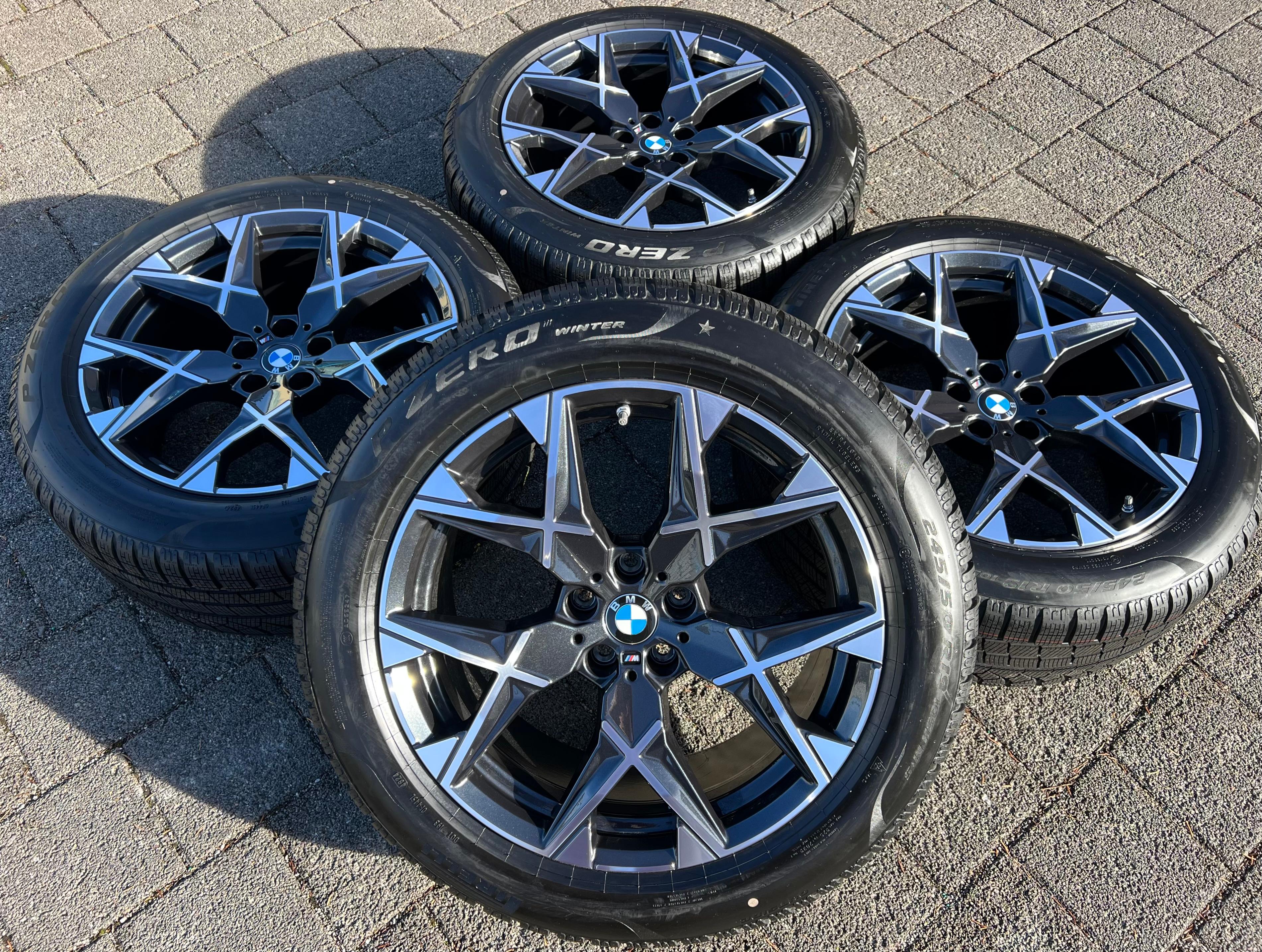 4 ORIGINAL 19" ALU WINTERRÄDER BMW 7ER REIHE G70 X3 G45 STYLING 1035 NEU