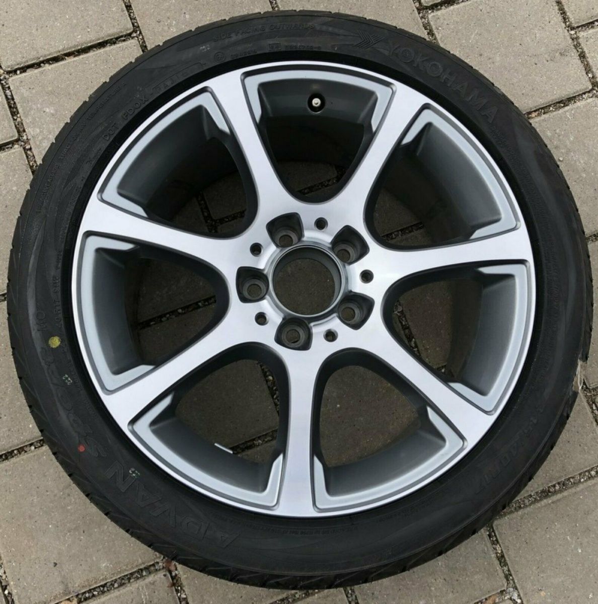 1 X ALUFELGE FELGE MERCEDES C-KLASSE W204 HINTERACHSE A2044017002 