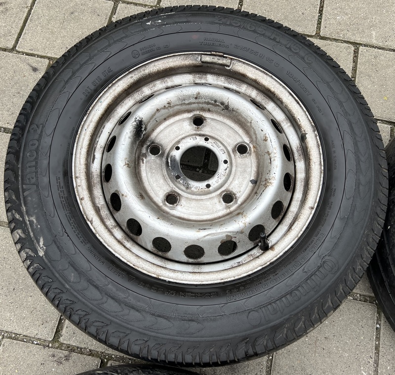 4 15" Stahl Sommerräder Ford Transit FAC FCC FCD 2014