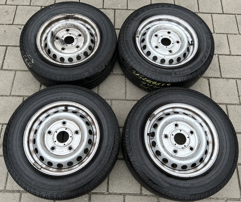 4 15" Stahl Sommerräder Ford Transit FAC FCC FCD 2014