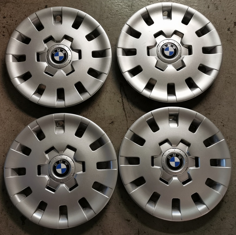 4 Original 15" Kunststoffradkappen BMW 3er Reihe 36131094780