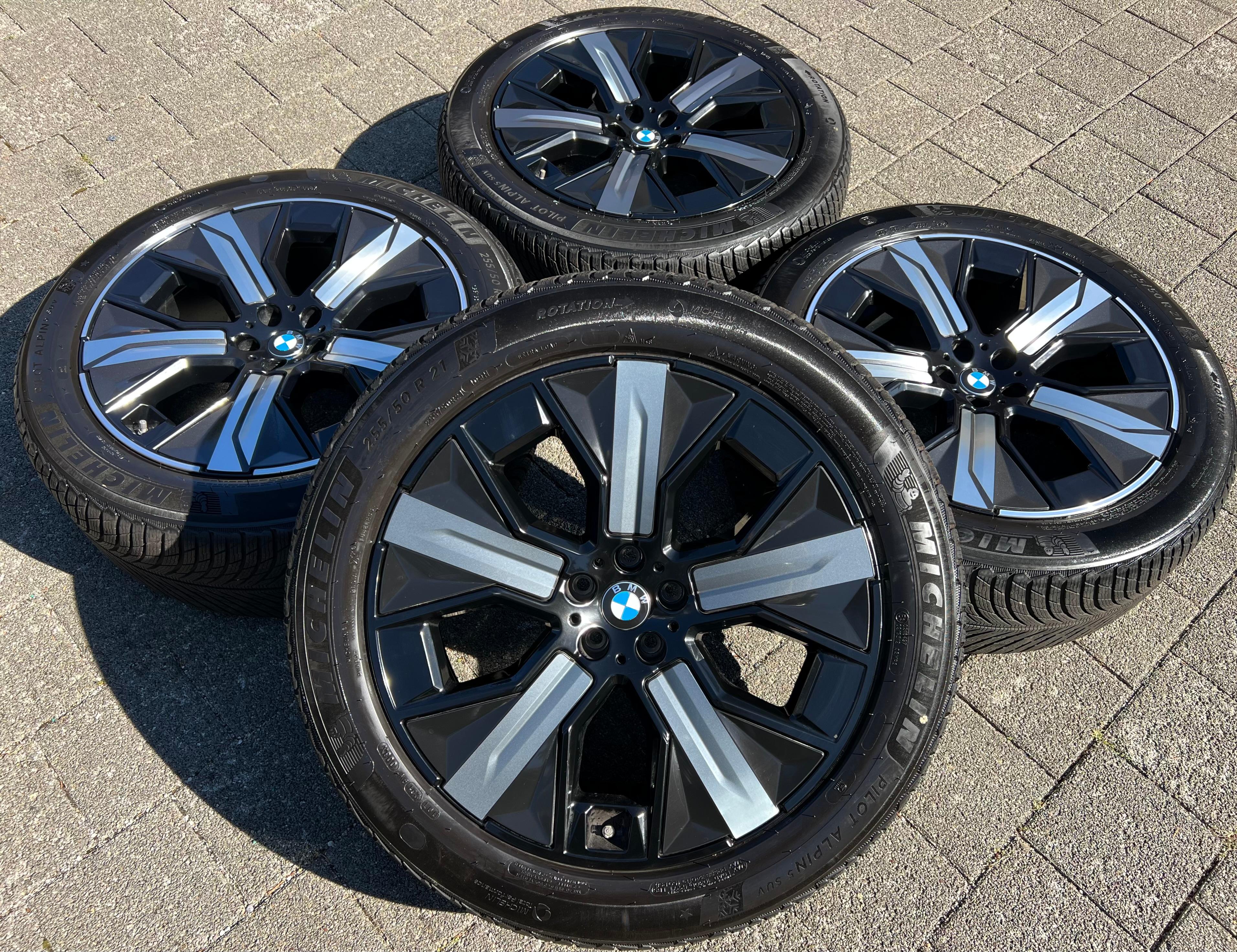 4 ROUES D'HIVER ORIGINALES 21" ALU BMW iX i20 STYLING 1011 255/50R21 109H 5A02655