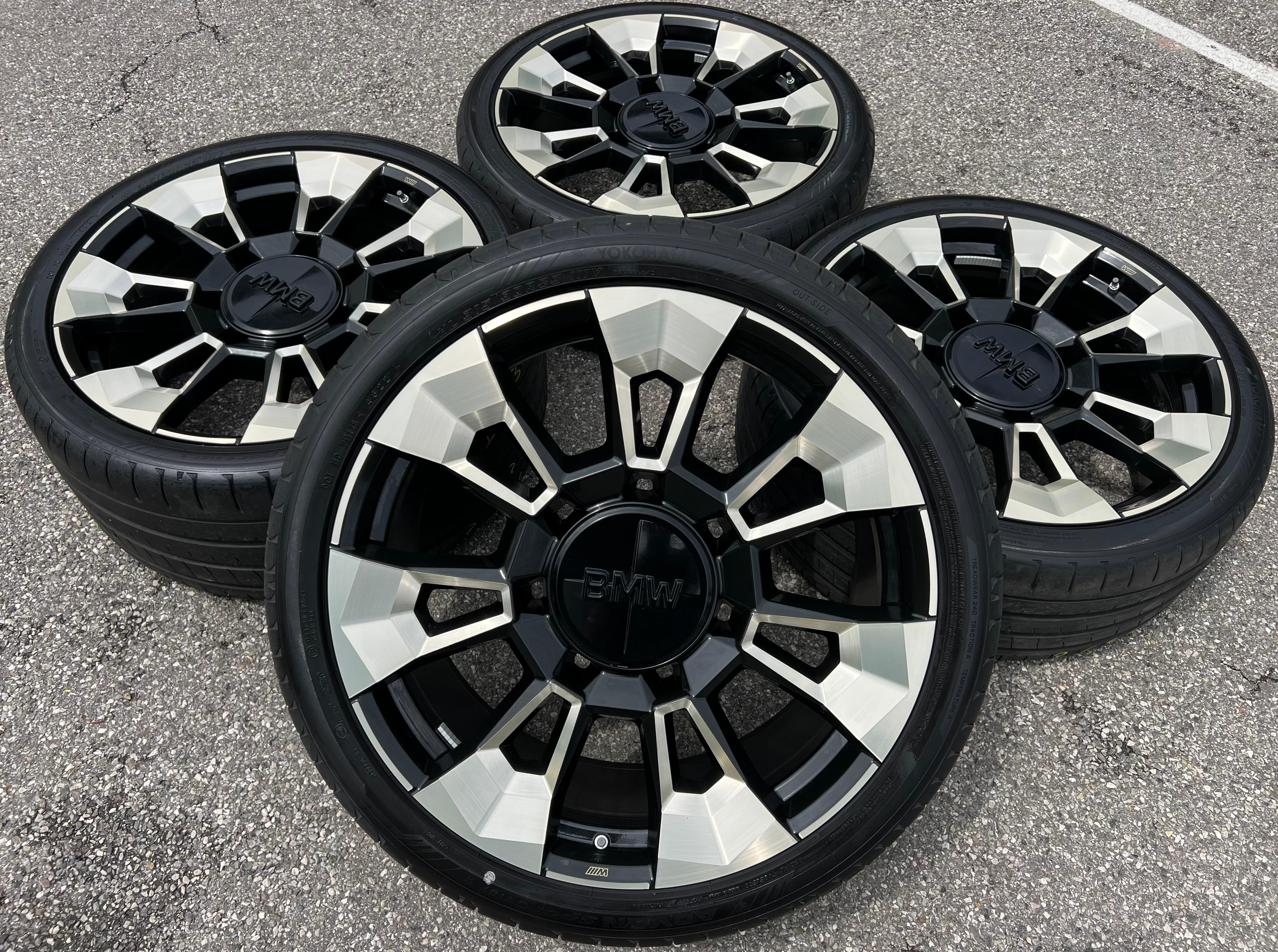 4 ROUES D'ÉTÉ ORIGINALES 23" EN ALU BMW XM G09 STYLING 923M NIGHT GOLD 23 POUCES 2022